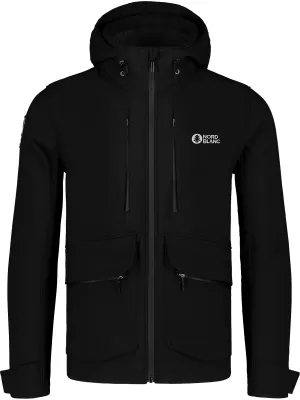 Férfi softshell kabát NORDBLANC SITE NBWSM7575 FEKETE