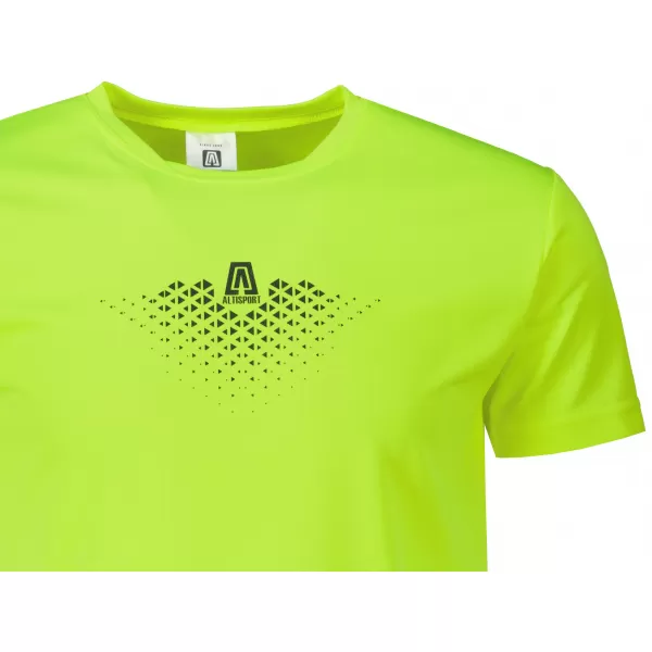  Pánské funkční triko ALTISPORT CARRYOVER ALM148124 LIMETKOVÁ 