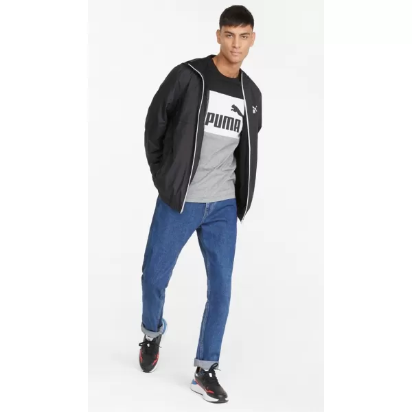  Férfi dzseki PUMA ESS SOLID WINDBREAKER 847484-01 BLACK PUMA FEKETE 
