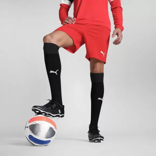  Férfi rövidnadrág PUMA TEAMRISE SHORT 704942-01 PUMA PIROS/PUMA FEHÉR 