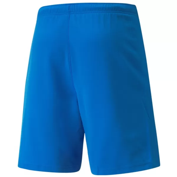  Férfi rövidnadrág PUMA TEAMRISE SHORT 704942-02 ELECTRIC BLUE LEMONADE/ ELEKTROMOS KÉK LIMONÁDÉ/PUMA FEHÉR 