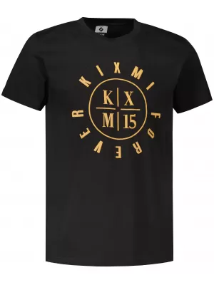 Férfi póló KIXMI KIXM004129 FEKETE ÉS ARANY
