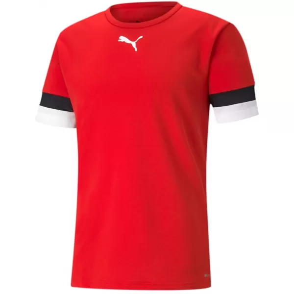  Férfi funkcionális póló PUMA TEAMRISE JERSEY 704932-01 PUMA PIROS/PUMA FEKETE/PUMA FEHÉR 