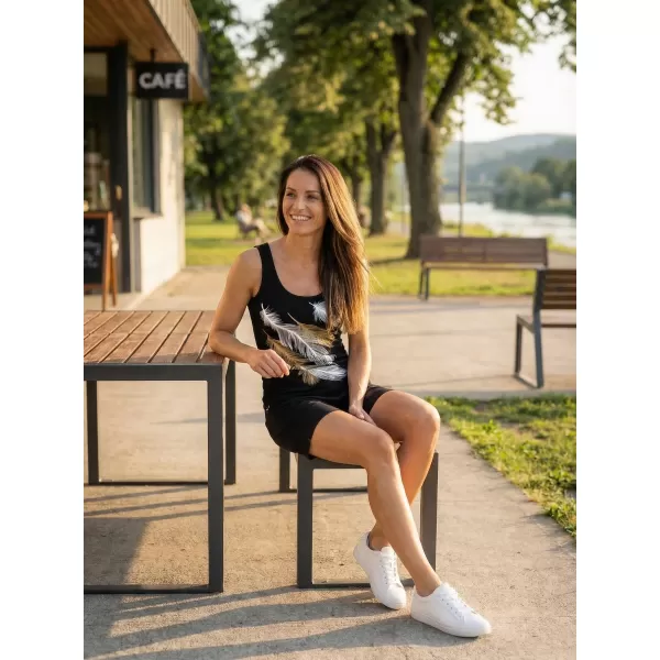  Női felső ALTISPORT CARRYOVER ALW112136 FEKETE ÉS ARANY 