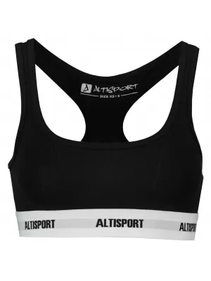 Női melltartó ALTISPORT DAKA LUNX085 FEKETE-FEHÉR