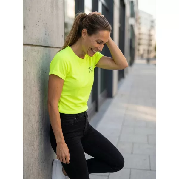  Funkcionális női póló ALTISPORT ALW056140 NEON SÁRGA 