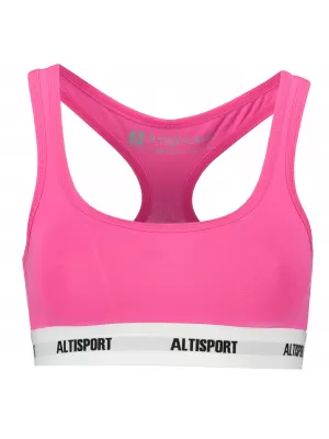 Női melltartó ALTISPORT DAKA LUNX085 RÓZSASZÍN