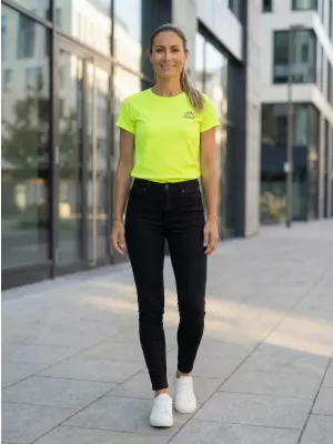 Funkcionális női póló ALTISPORT ALW056140 NEON SÁRGA