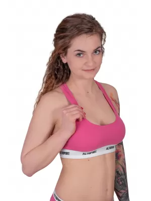 Női melltartó ALTISPORT DAKA LUNX085 RÓZSASZÍN