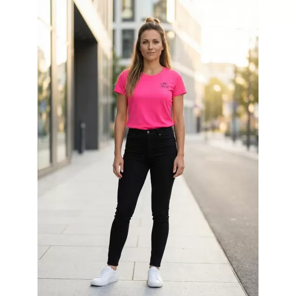  Funkcionális női póló ALTISPORT ALW056140 NEON RÓZSASZÍN 
