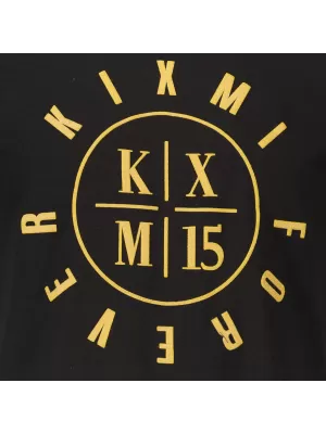 Férfi póló KIXMI KIXM004129 FEKETE ÉS ARANY