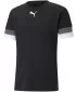 Férfi funkcionális póló PUMA TEAMRISE JERSEY 704932-03 PUMA FEKETE/FÜSTÖLT GYÖNGY/PUMA FEHÉR