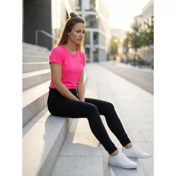  Funkcionális női póló ALTISPORT ALW056140 NEON RÓZSASZÍN 