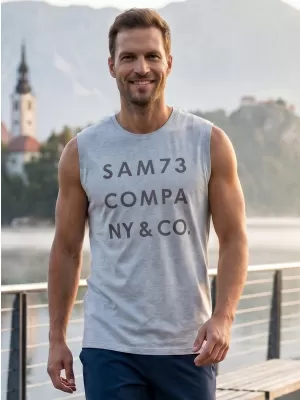 Férfi felső SAM 73 EDGAR MT 787 VILÁGOSSZÜRKE