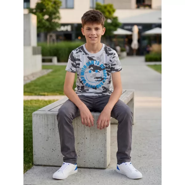  Fiú rövid ujjú póló SAM 73 KELVIN BT 560 FEHÉR 