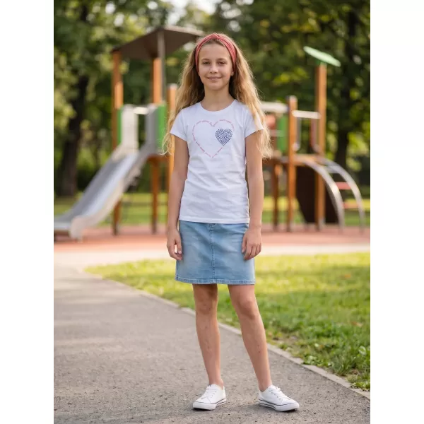  Rövid ujjú lány póló SAM 73 ALAINA GT 564 FEHÉR 