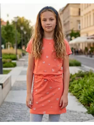 Lány ruha SAM 73 WELO GZ 538 VILÁGOS NARANCSSÁRGA