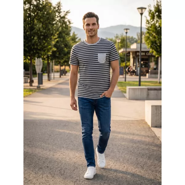  Rövid ujjú férfi póló SAM 73 MARTIN MT 794 VILÁGOSSZÜRKE 