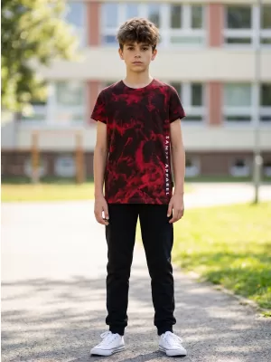 Fiú rövid ujjú póló SAM 73 SYLVESTER BT 559 PIROS