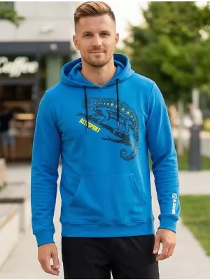 Férfi pulóver ALTISPORT ALM017AL304 KÉK