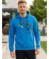 Férfi pulóver ALTISPORT ALM017AL304 KÉK