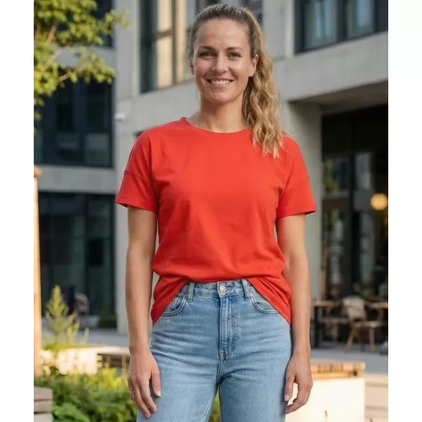  Rövid ujjú női póló SAM 73 HALLE WT 880 PIROS 