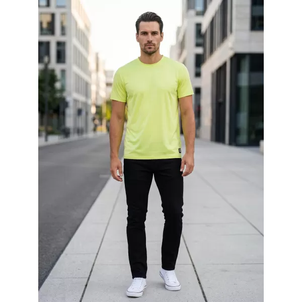  Rövid ujjú férfi póló SAM 73 EUGENE MT 806 VILÁGOS SÁRGA 