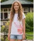 Rövid ujjú lány póló SAM 73 STEPHANIE GT 562 FEHÉR