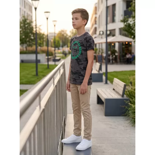  Fiú rövid ujjú póló SAM 73 KELVIN BT 560 FEKETE 