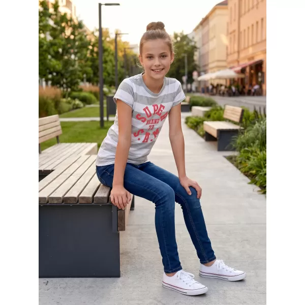  Rövid ujjú lány póló SAM 73 SIOBHAN GT 561 VILÁGOSSZÜRKE 