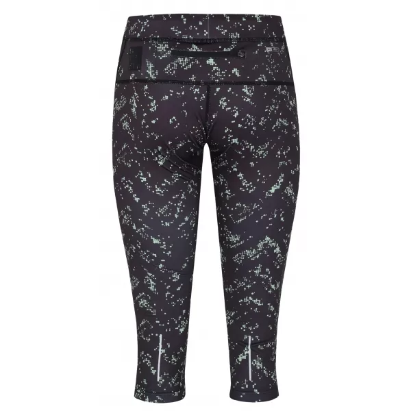  3/4-es női leggings HANNAH RELAY ANTRACIT/ZÖLD 