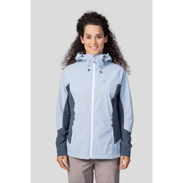  Női softshell kabát HANNAH PULLA KÉK KÖD/SÖTÉT PALA 