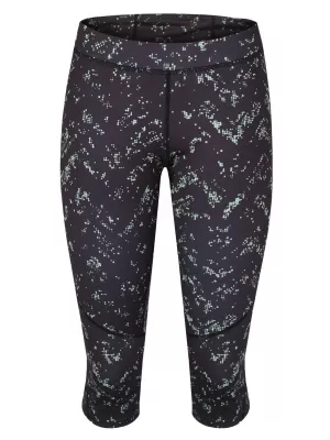 3/4-es női leggings HANNAH RELAY ANTRACIT/ZÖLD
