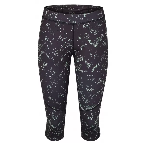  3/4-es női leggings HANNAH RELAY ANTRACIT/ZÖLD 