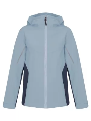 Lányos softshell kabát HANNAH CAPRA JR KÉK KÖD/JELVÉNY KÉK