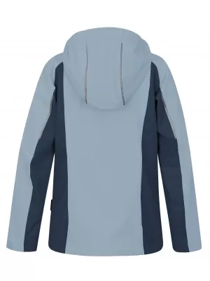Lányos softshell kabát HANNAH CAPRA JR KÉK KÖD/JELVÉNY KÉK
