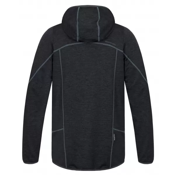  Férfi pulóver HANNAH DAMAR HOODY SÖTÉTSZÜRKE MEL 