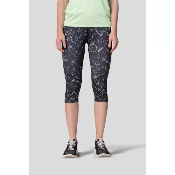  3/4-es női leggings HANNAH RELAY ANTRACIT/ZÖLD 