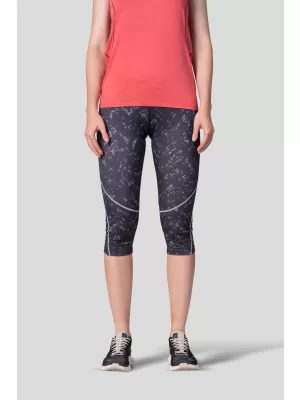 3/4-es női leggings HANNAH RELAY ANTRACIT/SZÜRKE