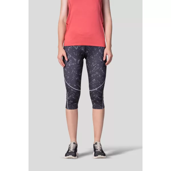  3/4-es női leggings HANNAH RELAY ANTRACIT/SZÜRKE 