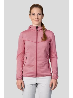 Női pulóver HANNAH DAGNYS HOODY KVARC RÓZSASZÍN MEL