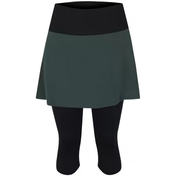  Női szoknya HANNAH RELAY SKIRT SÖTÉT ERDŐ 