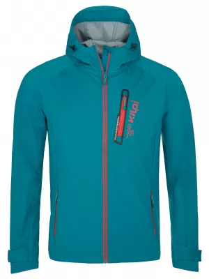 Férfi softshell kabát KILPI BELTRA-M RM0103KI TÜRKIZ
