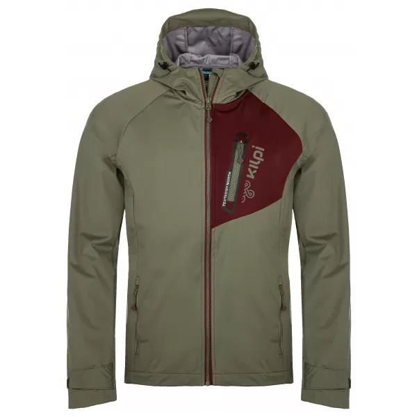  Férfi softshell kabát KILPI BELTRA-M RM0103KI KHAKI 