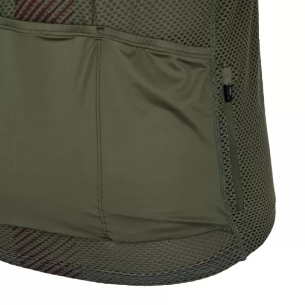  Férfi kerékpáros mez KILPI ALVI-M RM0309KI KHAKI 