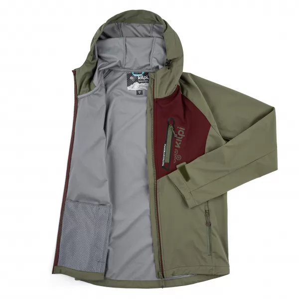  Férfi softshell kabát KILPI BELTRA-M RM0103KI KHAKI 