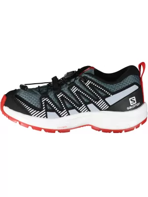 Gyerekcipők SALOMON XA PRO V8 J L41613700 SZÜRKE/KÉK/PIROS