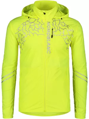 Férfi dzseki NORDBLANC WELL-BEING NBSJM7602 FLUORESZKÁLÓ ZÖLD