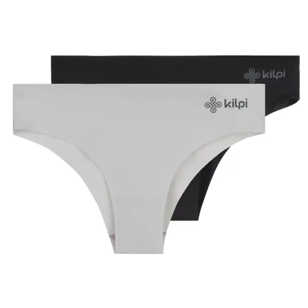  Női bugyi 2 csomag KILPI 2P NELIA-W RL0222KI VILÁGOS SZÜRKE/FEKETE 