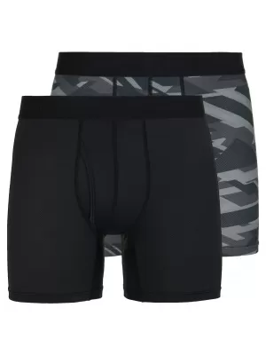 Férfi boxer 2 db KILPI 2P NETT-M RM0214KI FEKETE/SZÜRKE